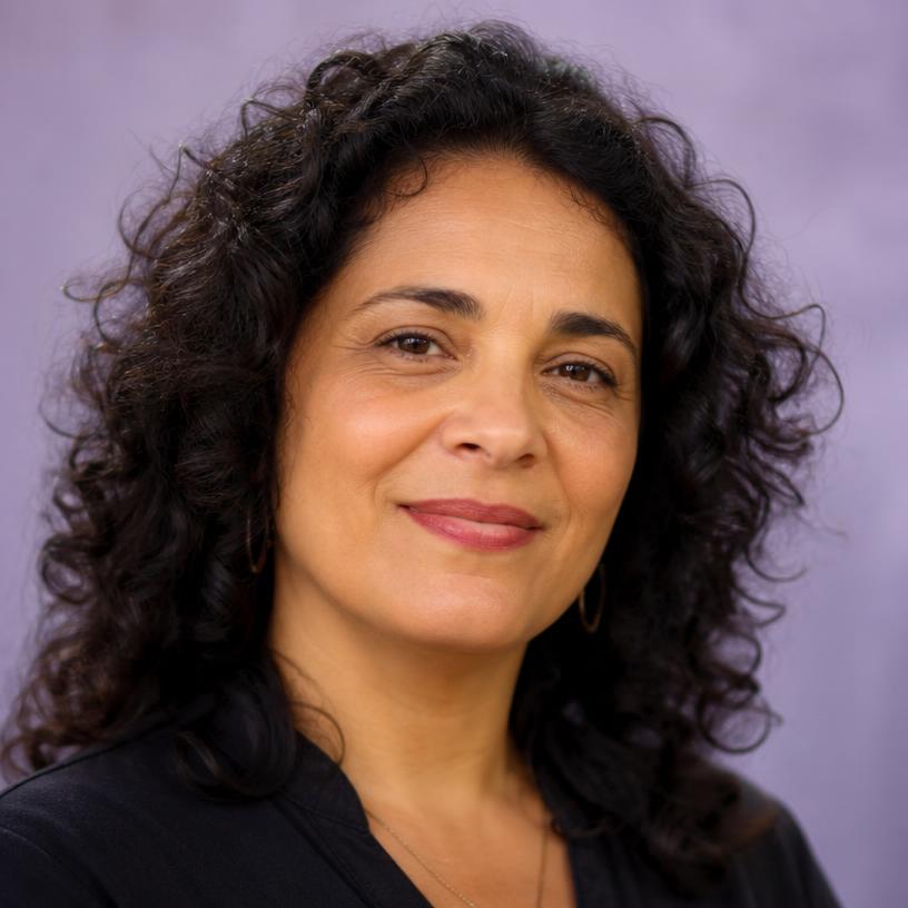 Retrato ilustrativo de Sandra Moraes
